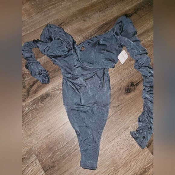 FREE PEOPLE Reya Bodysuit / Storm Water - Picture 9 of 10